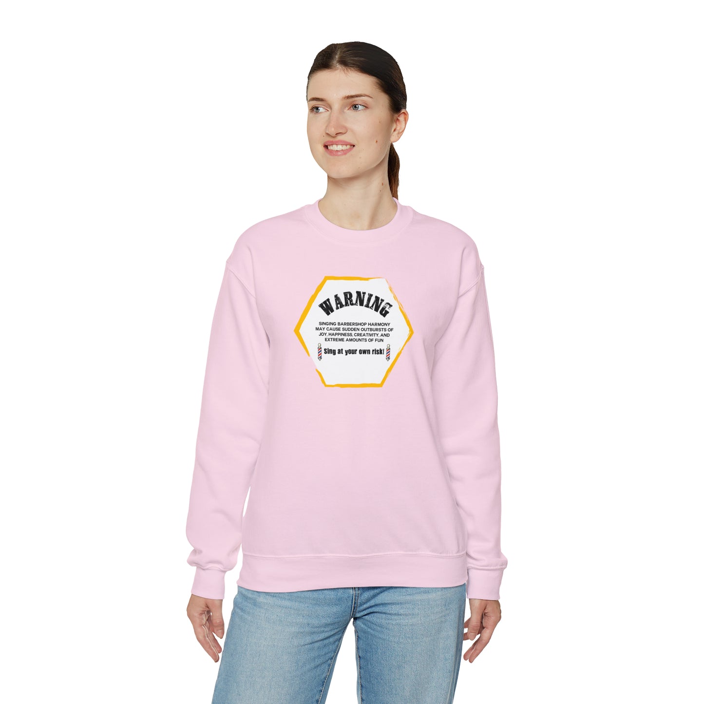 Warning Barbershop Crewneck Sweatshirt