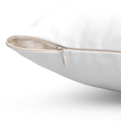 Chill Out Square Pillow - White