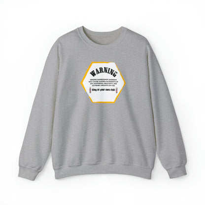 Warning Barbershop Crewneck Sweatshirt