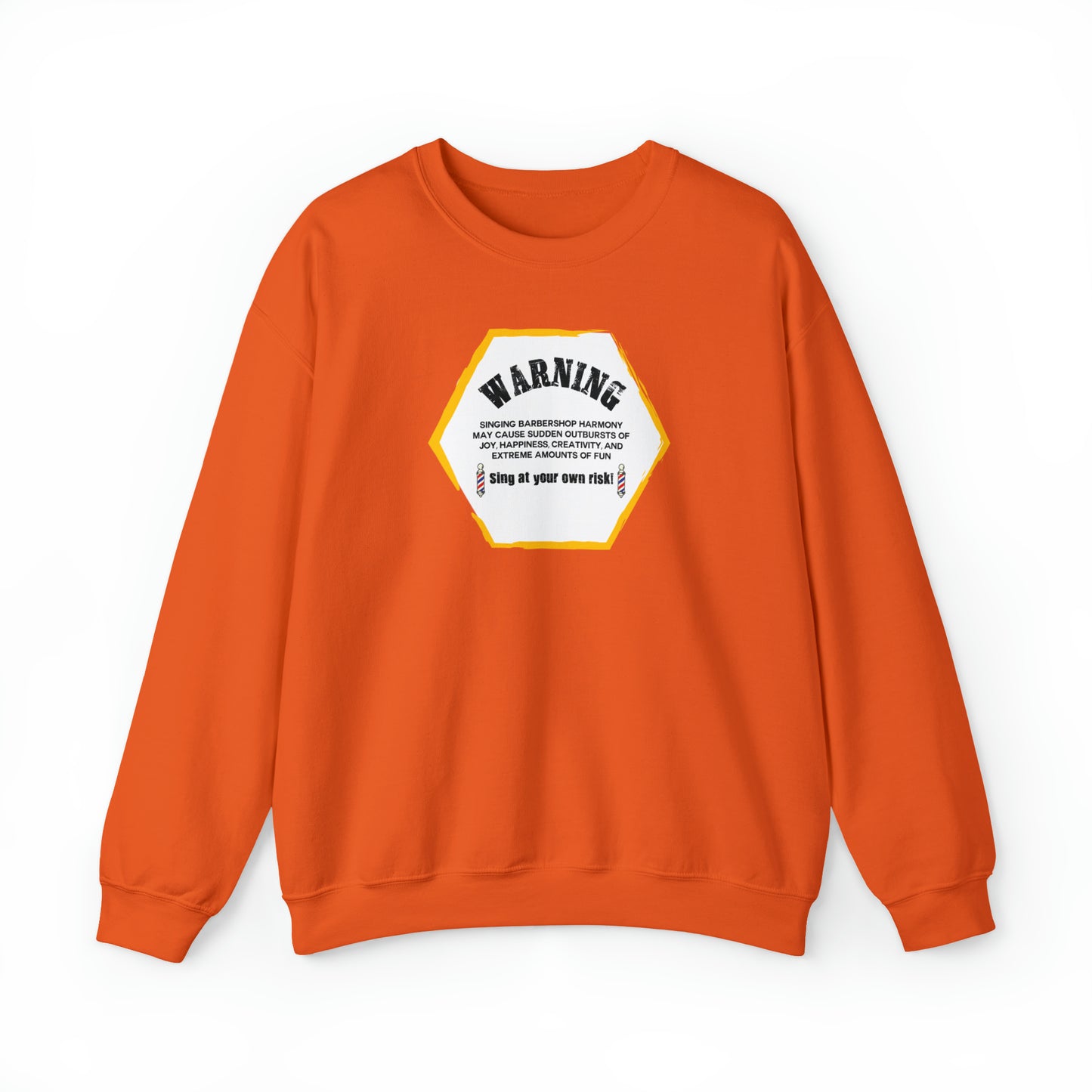 Warning Barbershop Crewneck Sweatshirt