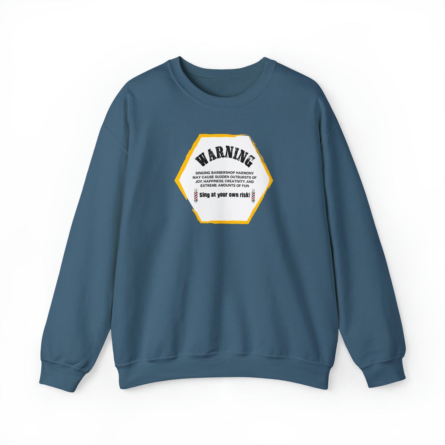 Warning Barbershop Crewneck Sweatshirt