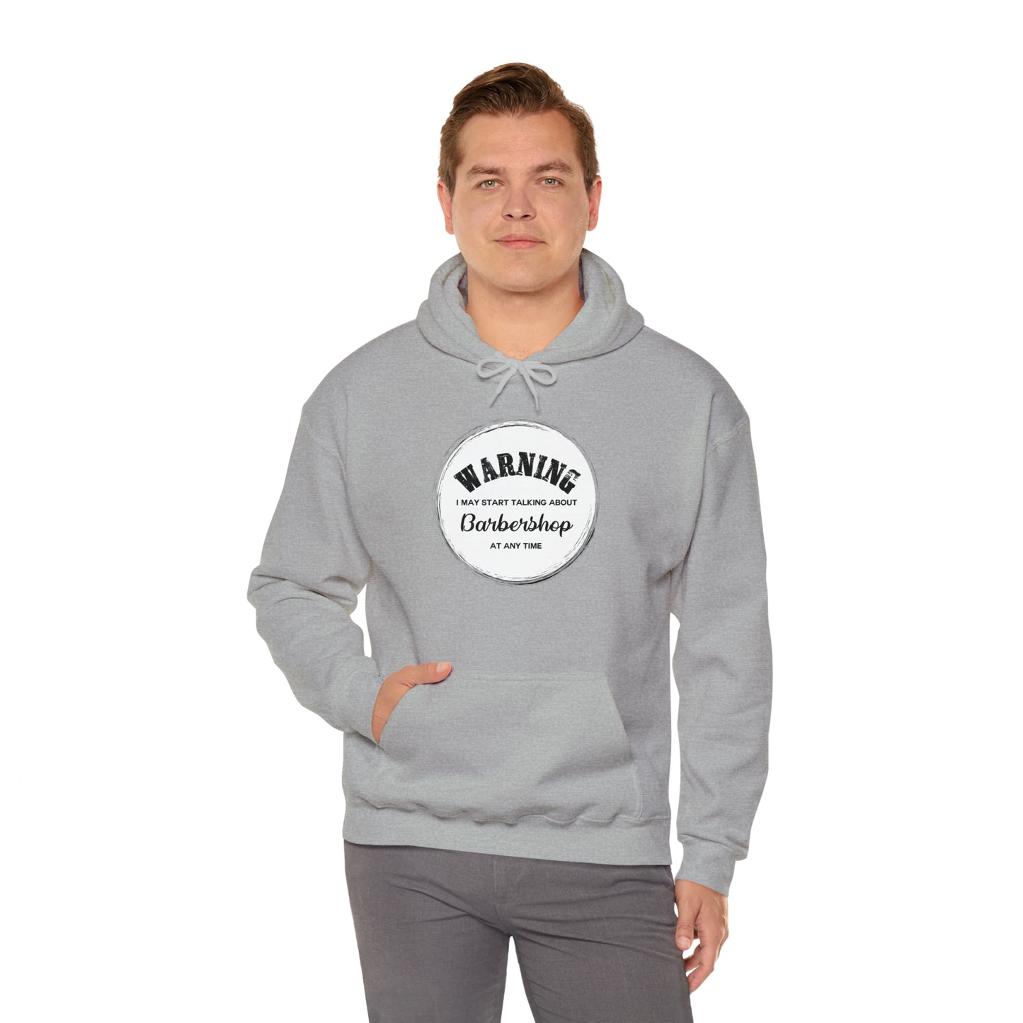 Warning I May Start Talking About Barbershop Hooded Sweatshirt