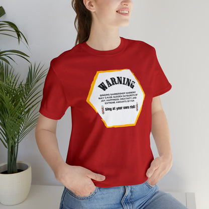 Warning Barbershop T-Shirt