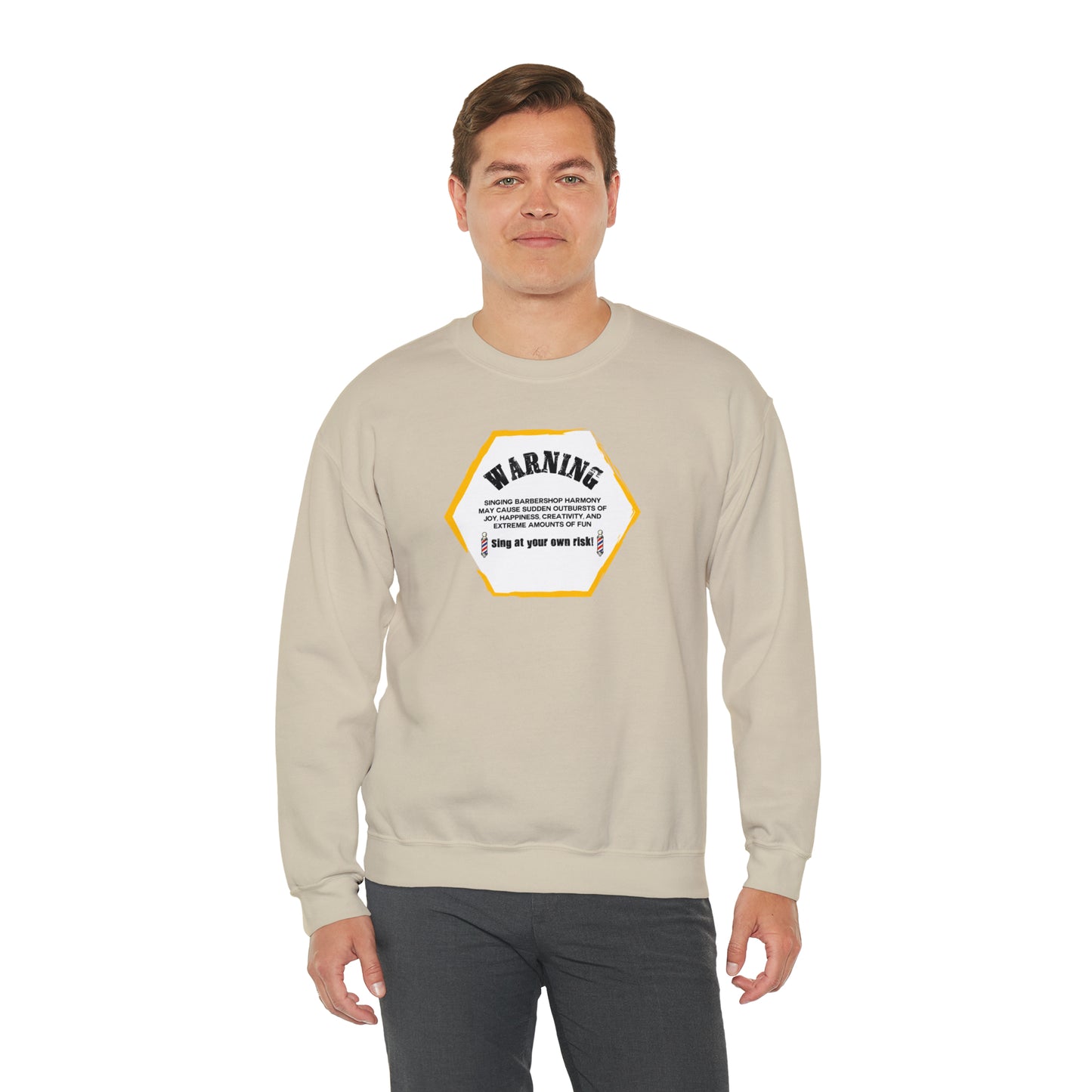 Warning Barbershop Crewneck Sweatshirt