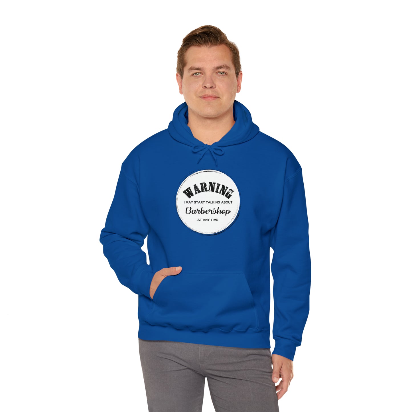 Warning I May Start Talking About Barbershop Hooded Sweatshirt