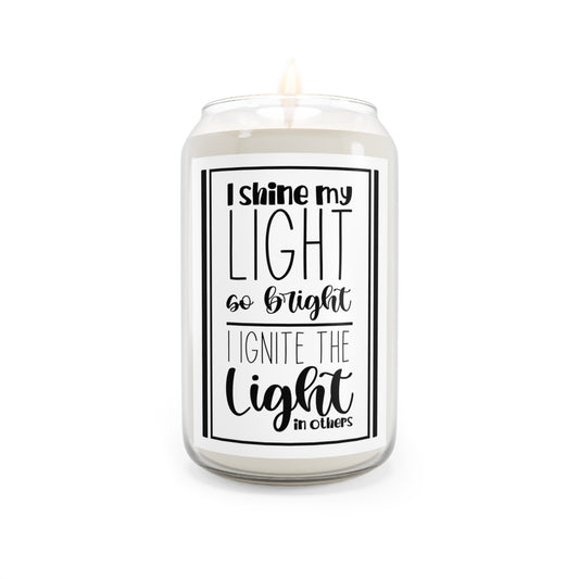 I Shine My Light So Bright Scented Candle (Variation 2), 13.75oz