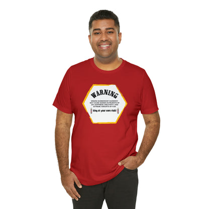 Warning Barbershop T-Shirt