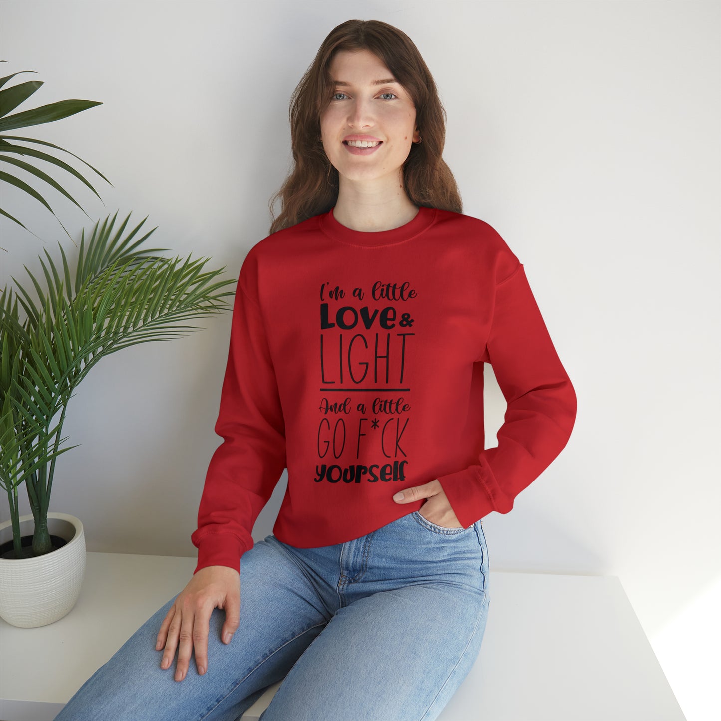 I'm A Little Love And Light Crewneck Sweatshirt