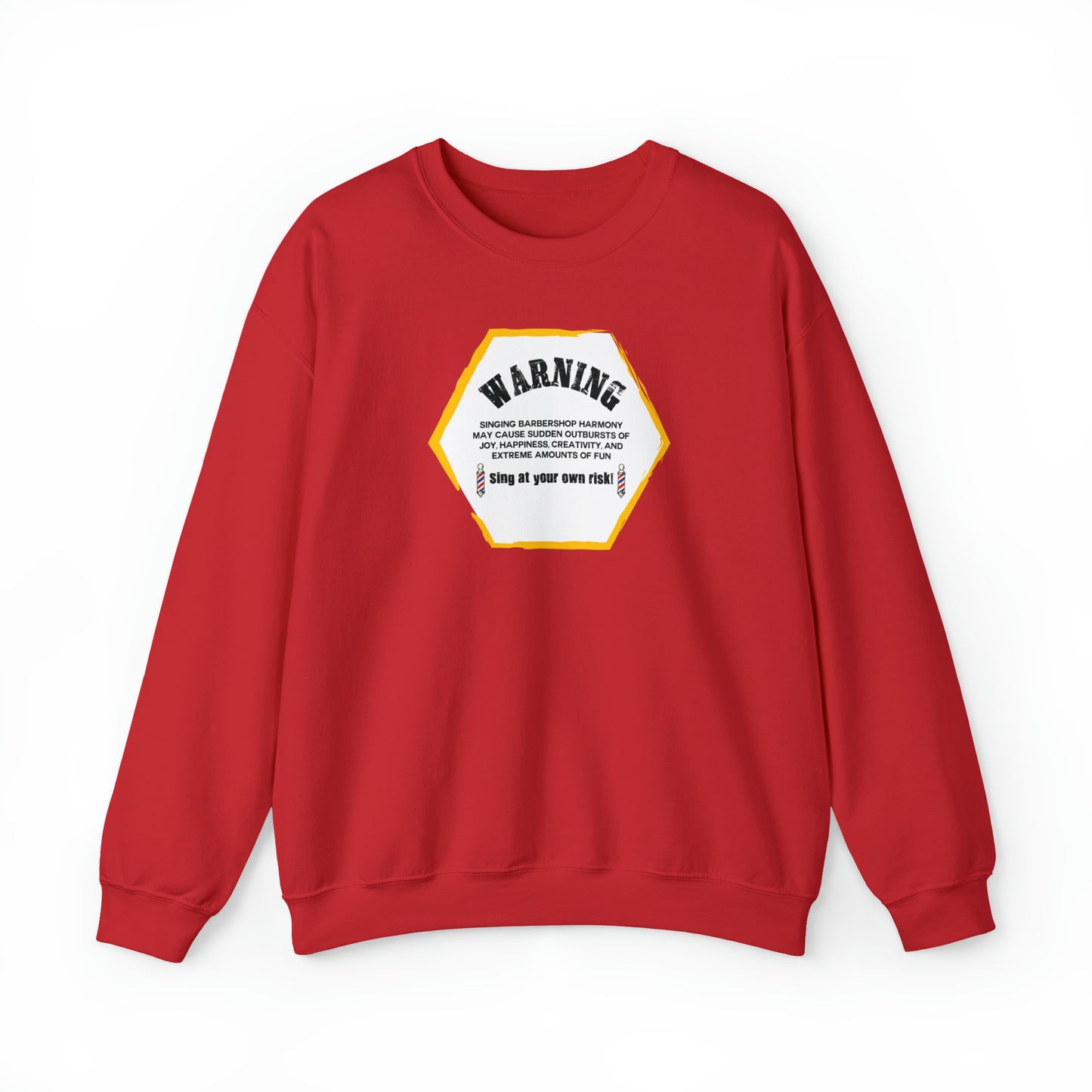 Warning Barbershop Crewneck Sweatshirt