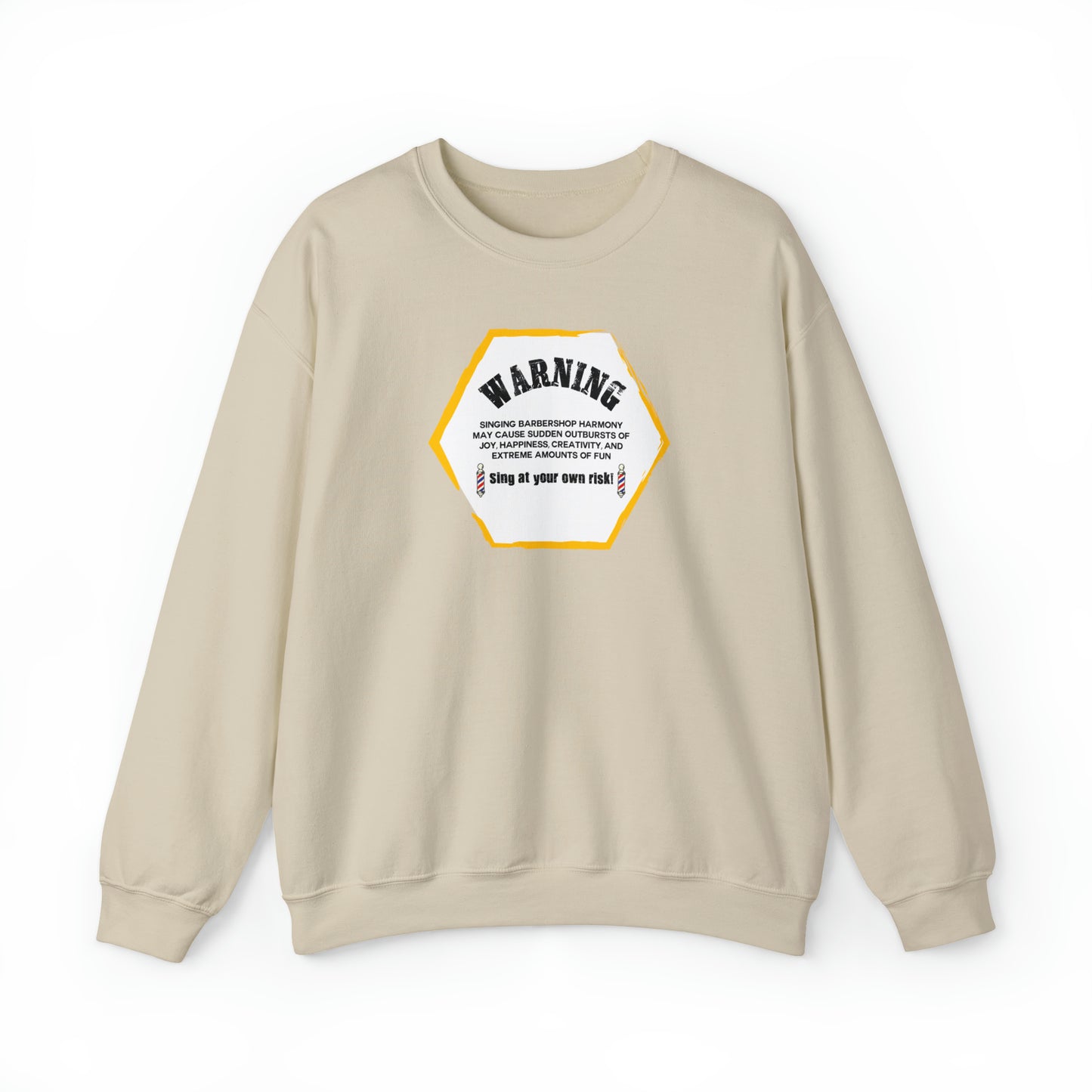 Warning Barbershop Crewneck Sweatshirt