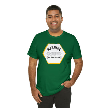 Warning Barbershop T-Shirt