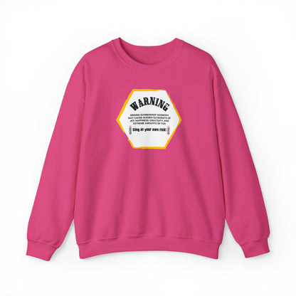 Warning Barbershop Crewneck Sweatshirt