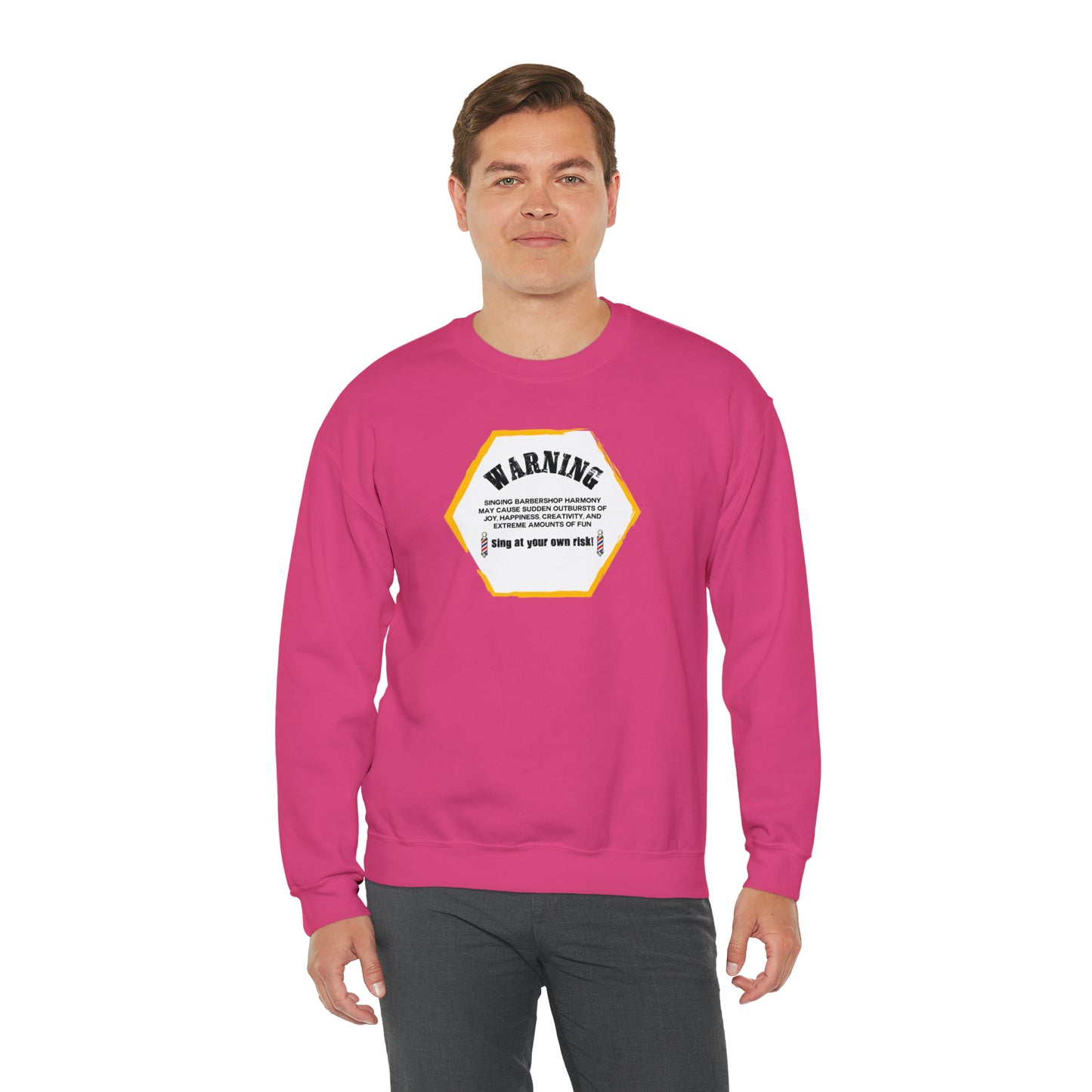 Warning Barbershop Crewneck Sweatshirt