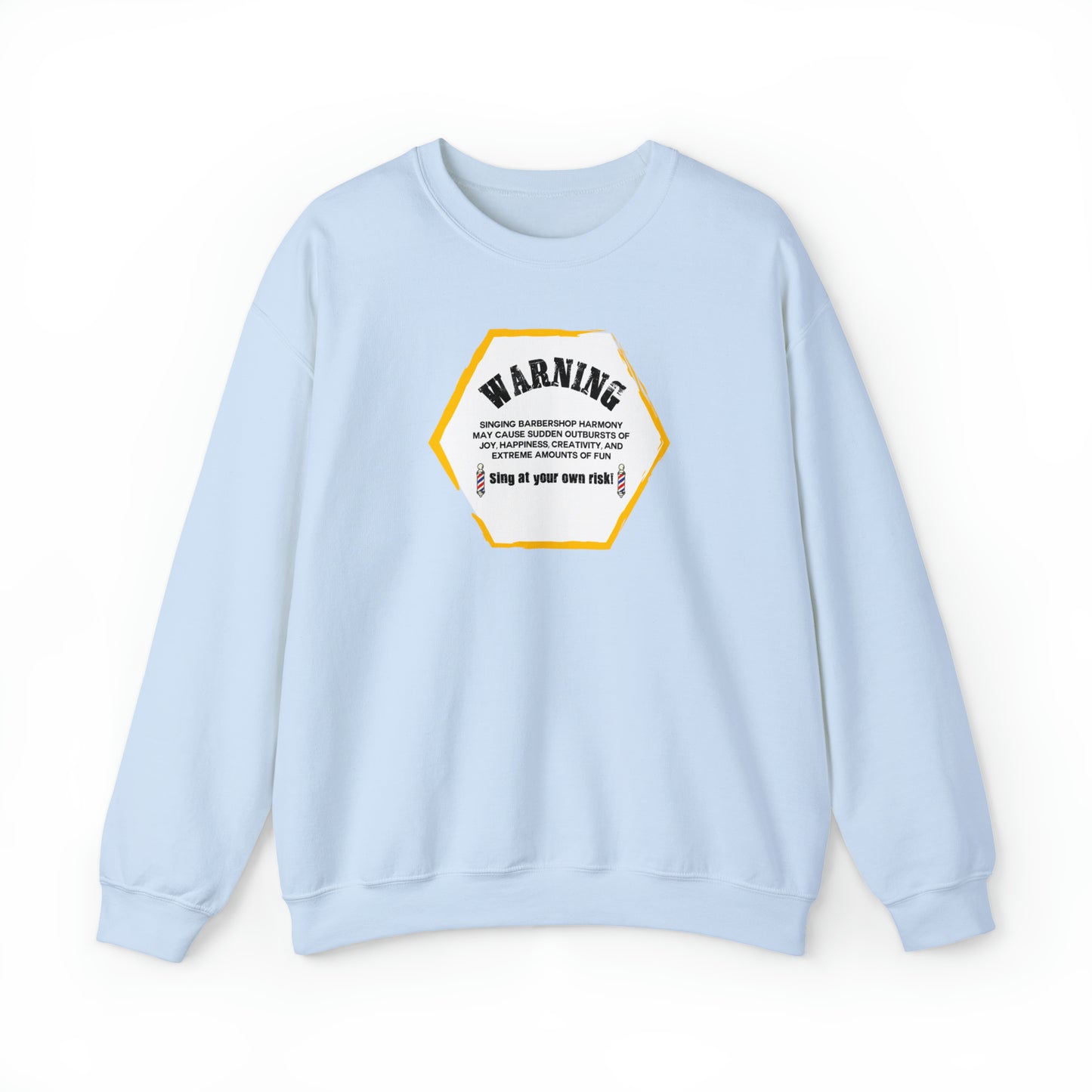 Warning Barbershop Crewneck Sweatshirt