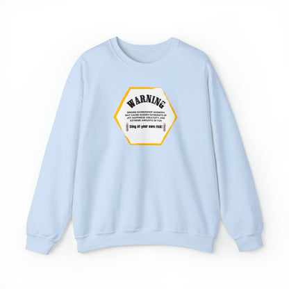 Warning Barbershop Crewneck Sweatshirt