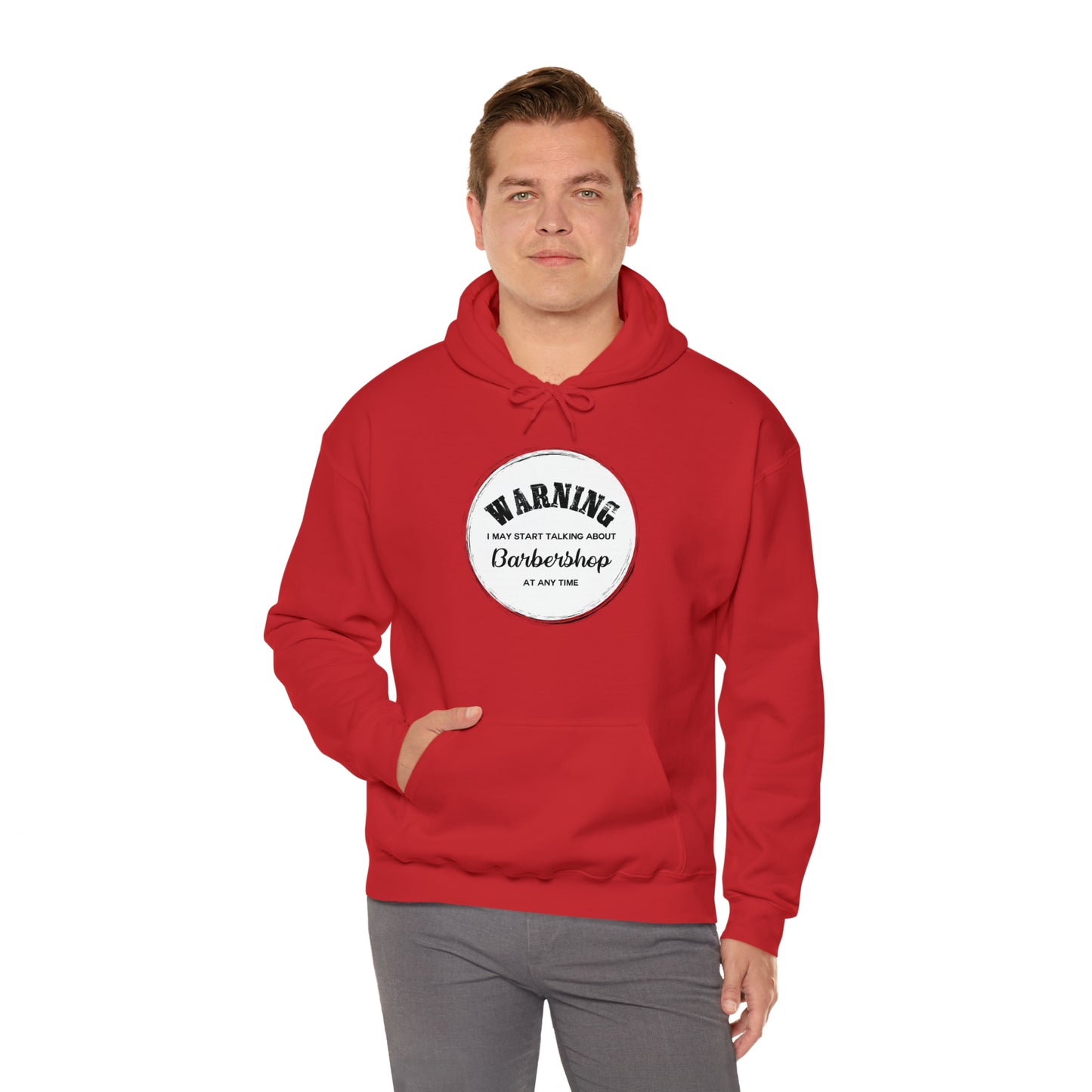 Warning I May Start Talking About Barbershop Hooded Sweatshirt