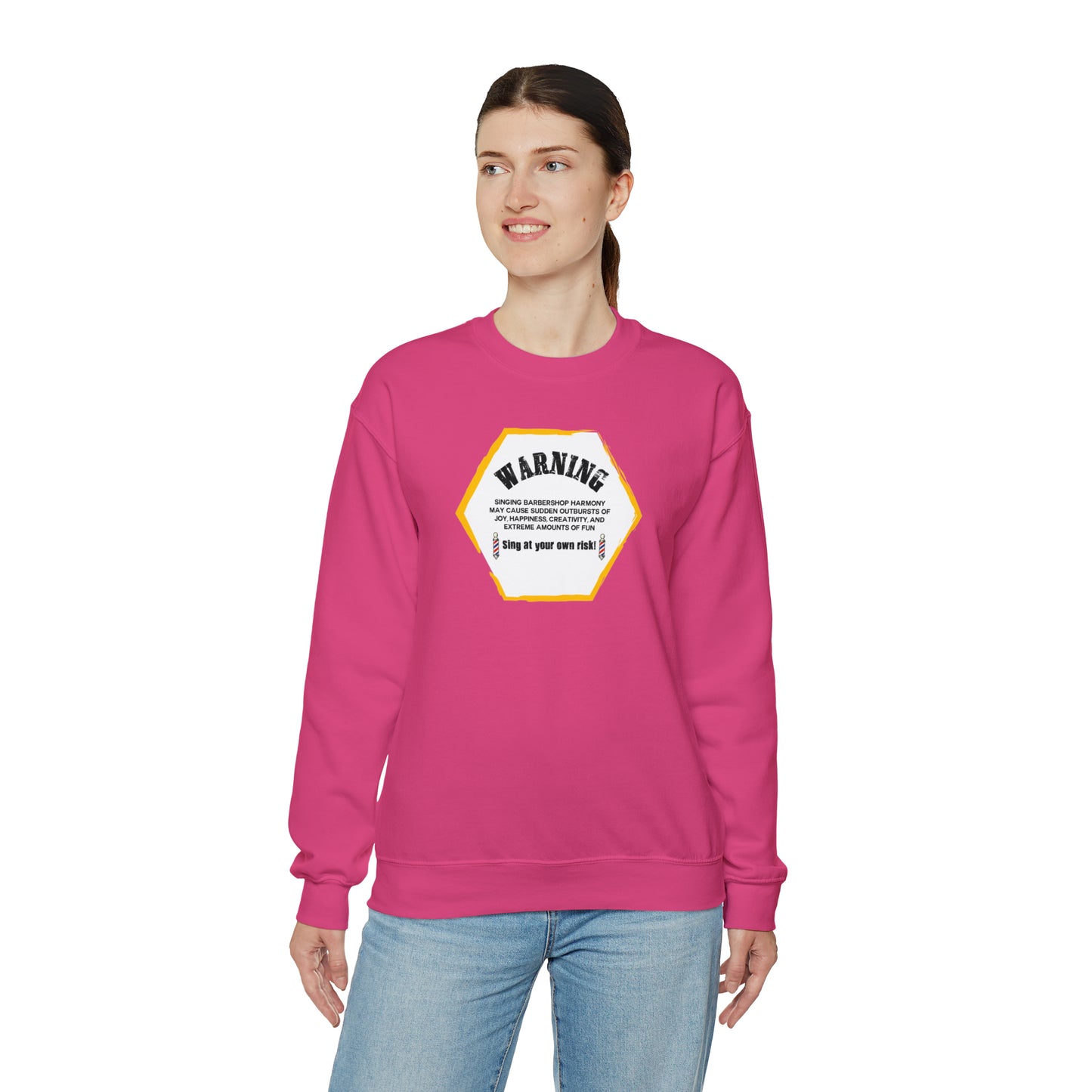 Warning Barbershop Crewneck Sweatshirt